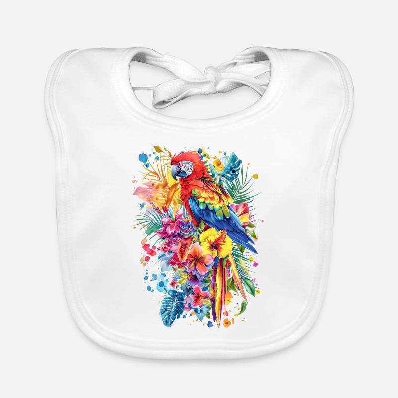 Design à Hawaï Bavoir bio Bébé