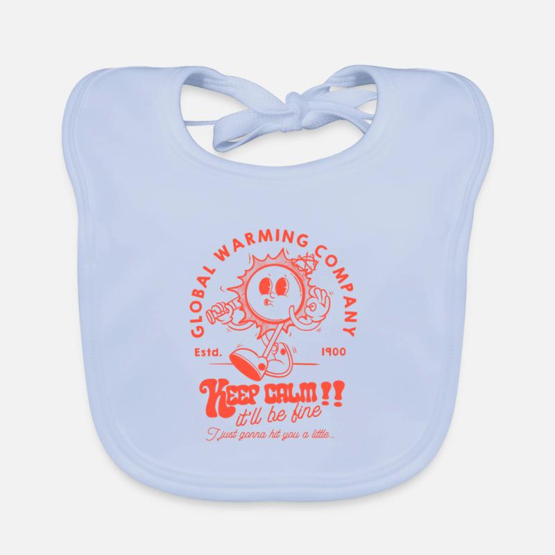Climate change Organic Baby Bibs