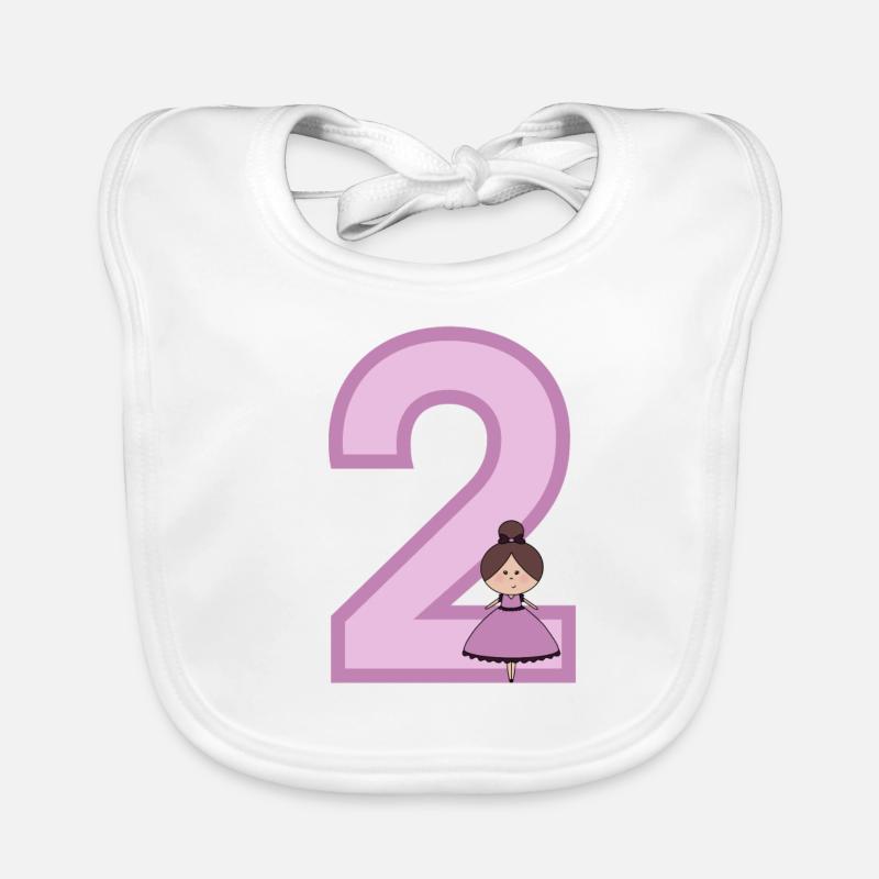Number 2 Organic Baby Bibs