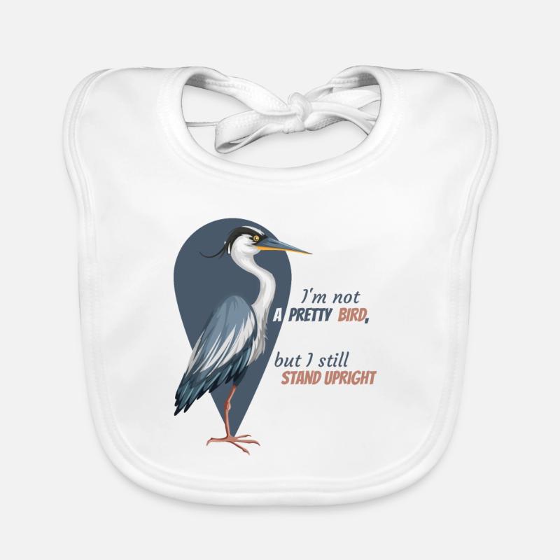 Hübscher Vogel Baby Bio-Lätzchen