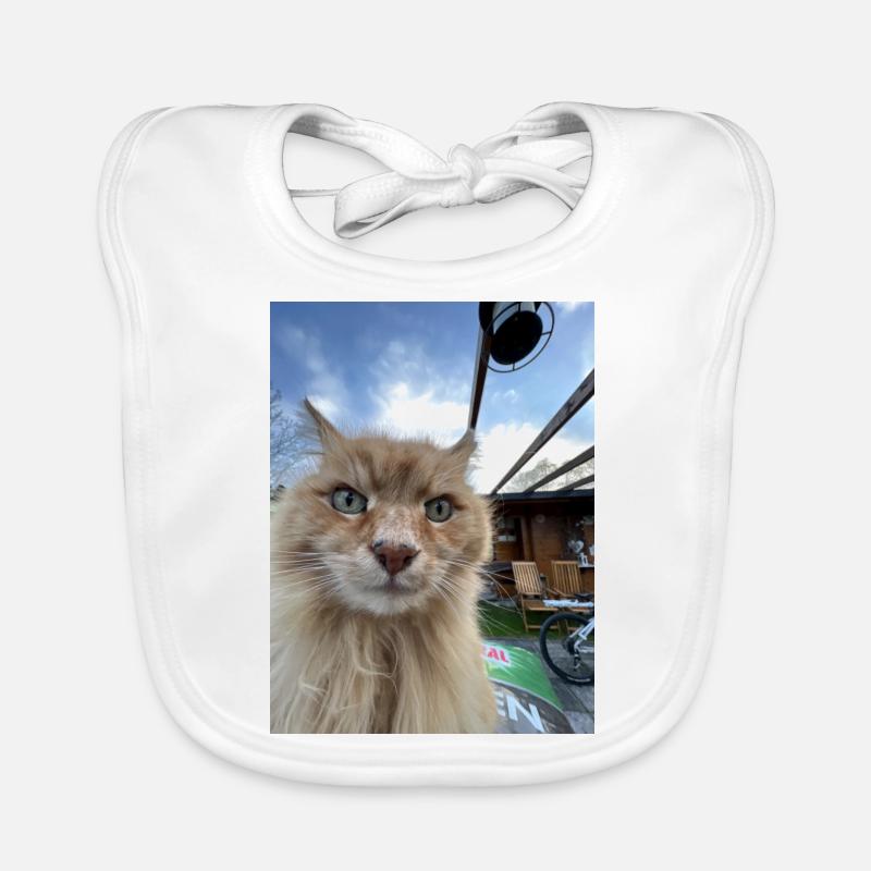 Selfie de chat Bavoir bio Bébé