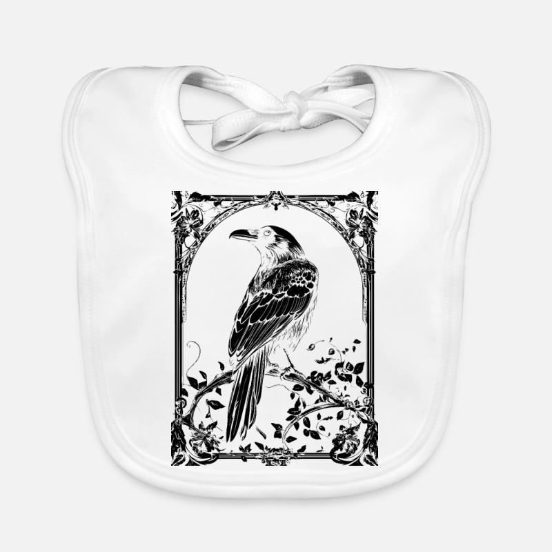 Raven Organic Baby Bibs