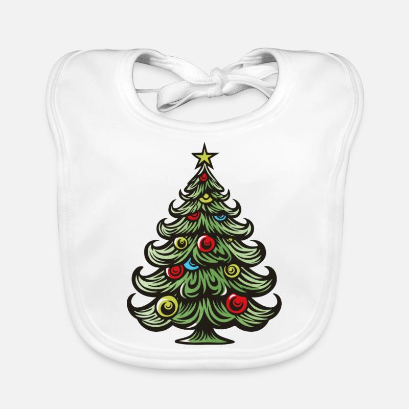 Arbre de Noël Bavoir bio Bébé