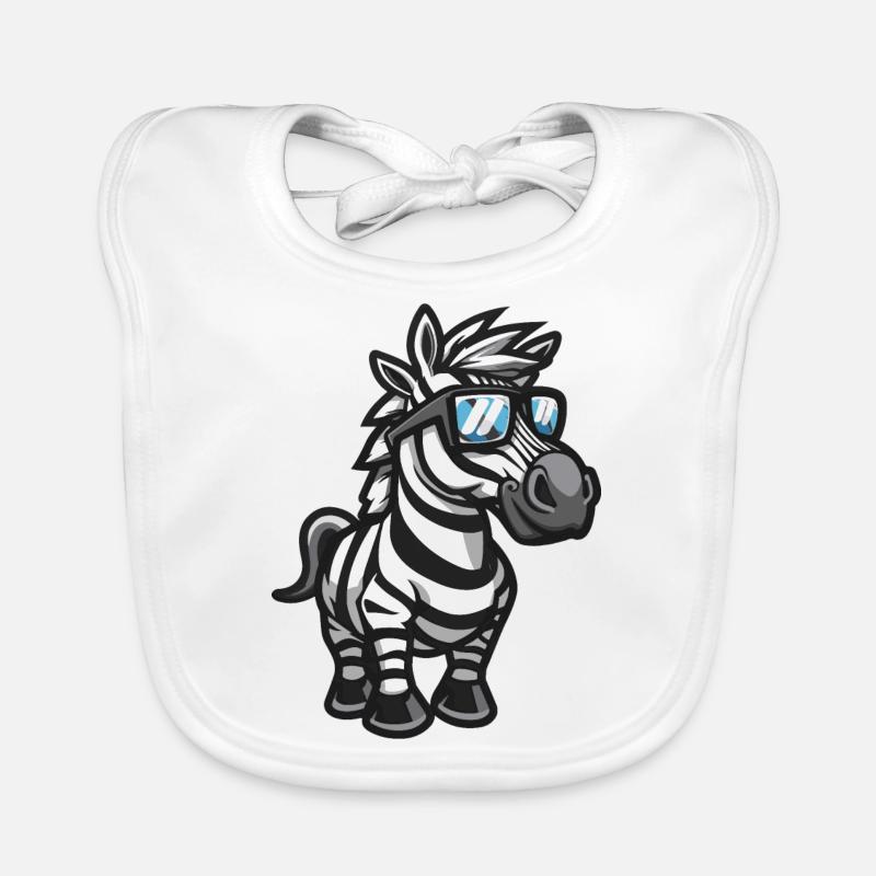 Zebra Comic Cool Baby Bio-Lätzchen