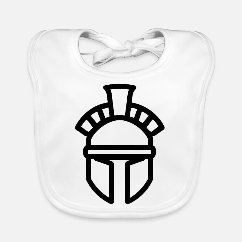 Sparta Spartan Warrior Organic Baby Bibs