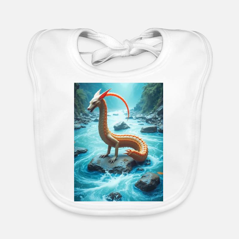 Nguruvilu, poisson-renard mapuche du peuple de rivière chilien Bavoir bio Bébé