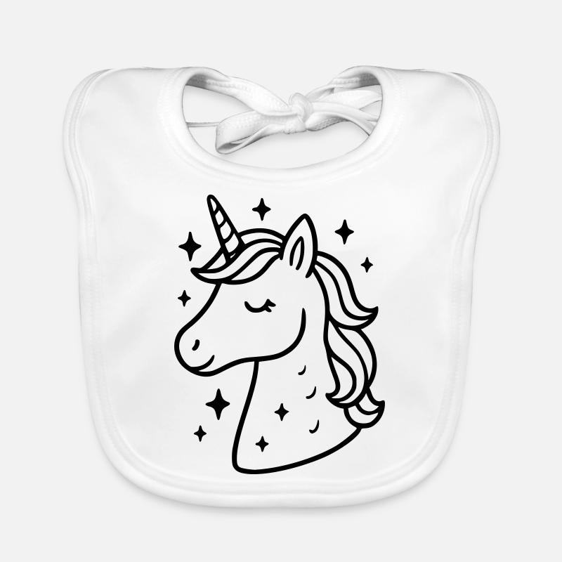 The Enchanted Unicorn Organic Baby Bibs