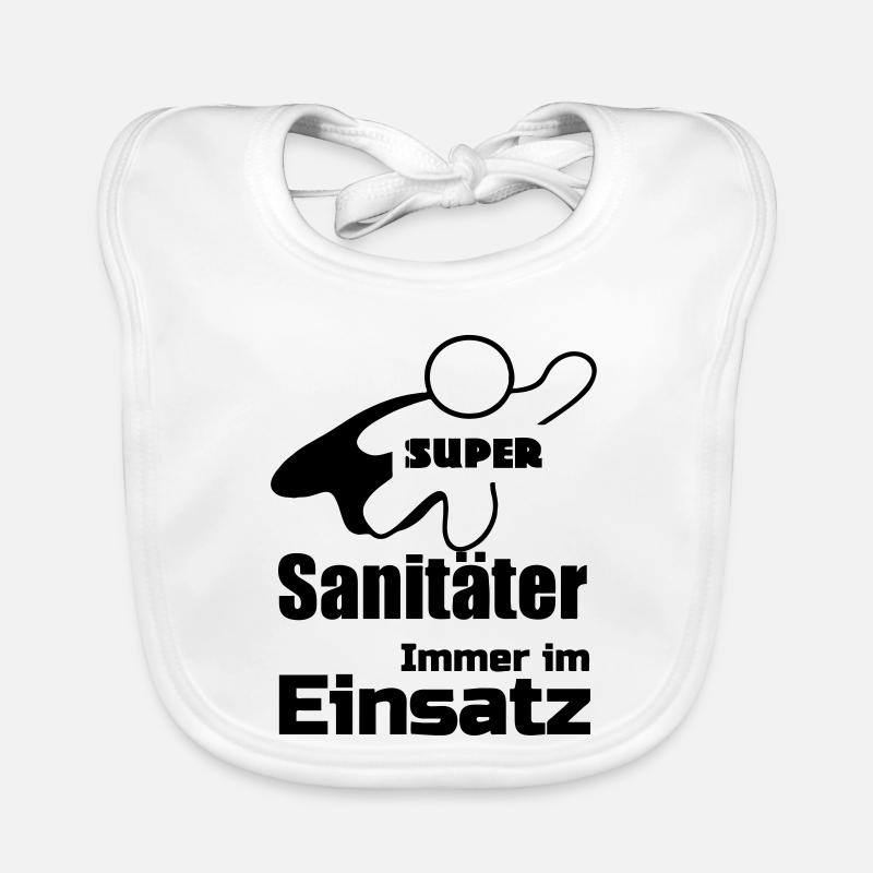 Super Sanitäter Geschenk Baby Bio-Lätzchen