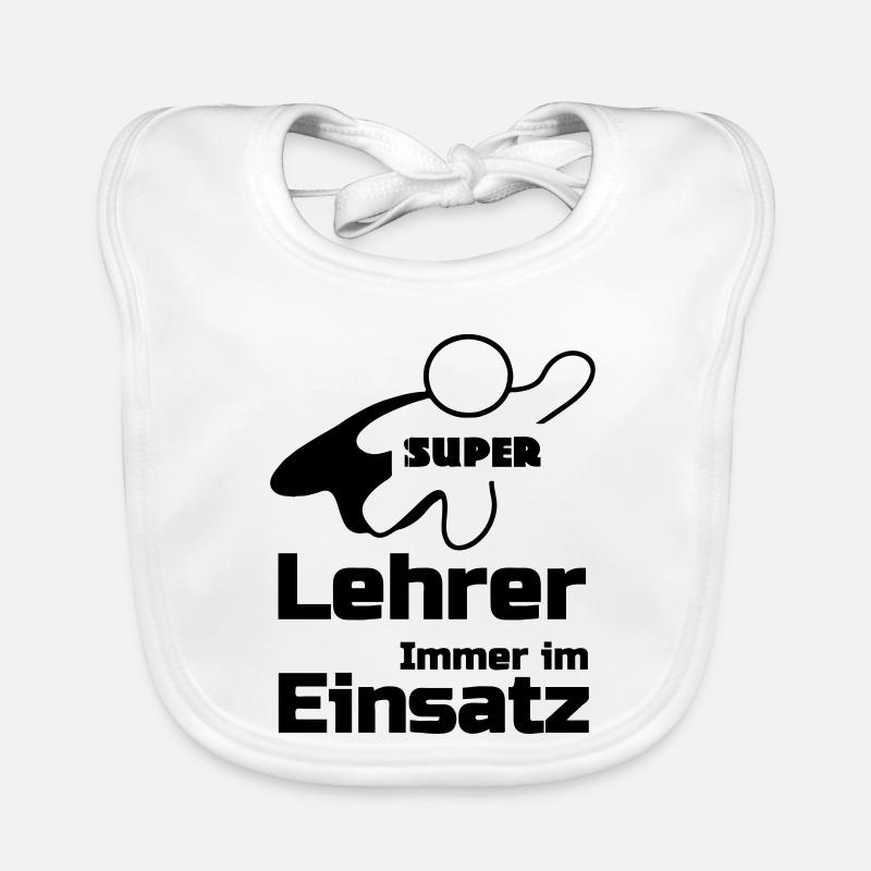 Super Lehrer Geschenk Baby Bio-Lätzchen
