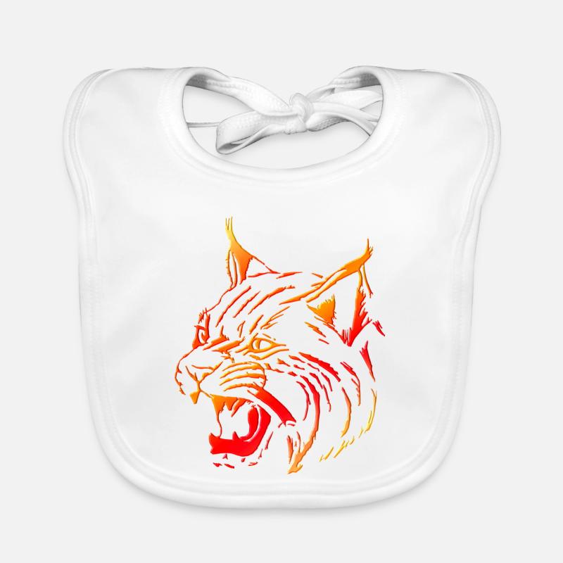 Luchs (01) Baby Bio-Lätzchen