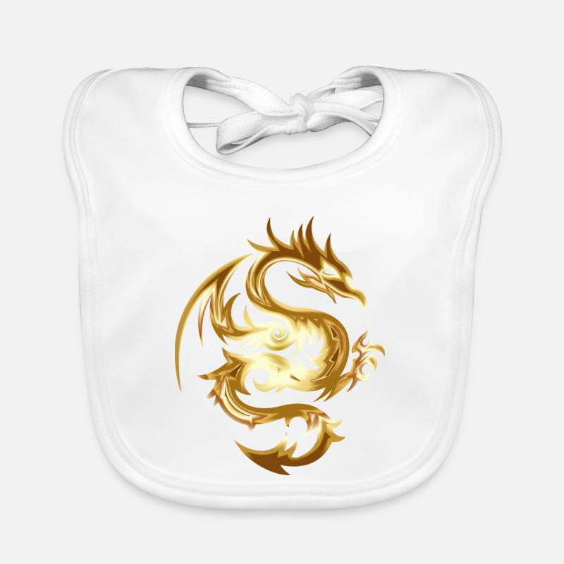 Dragons Bavoir bio Bébé