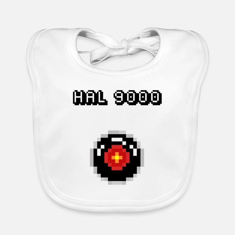 HAL 9000 - Baby Bio-Lätzchen - Weiß