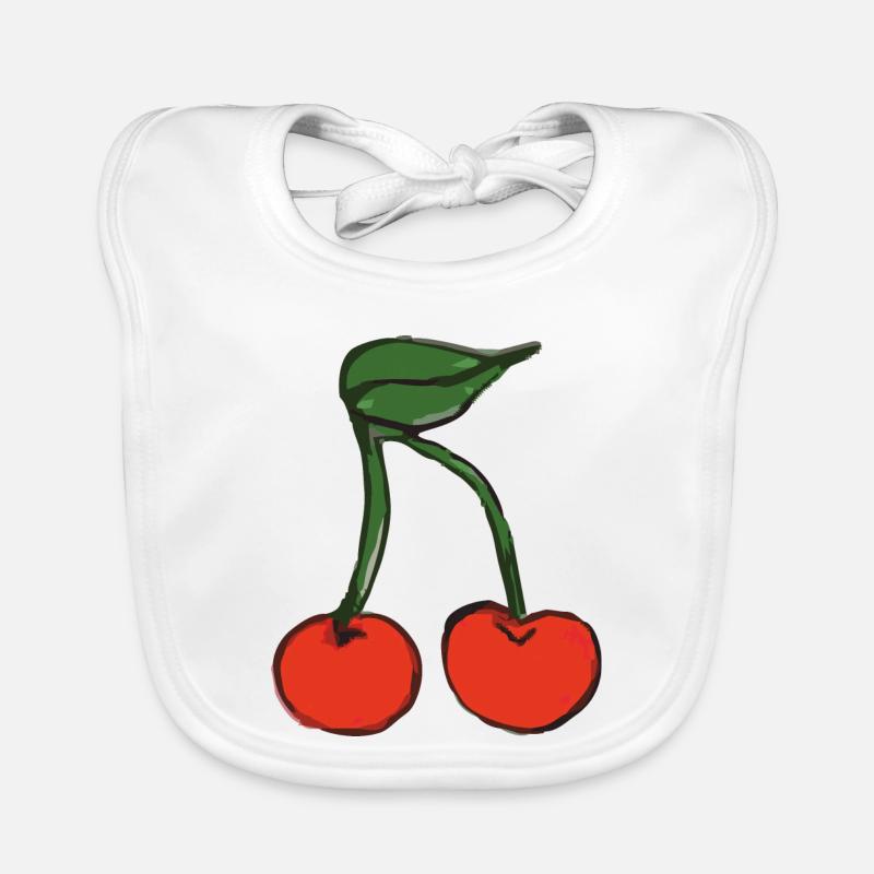 kirsche cherry Baby Bio-Lätzchen