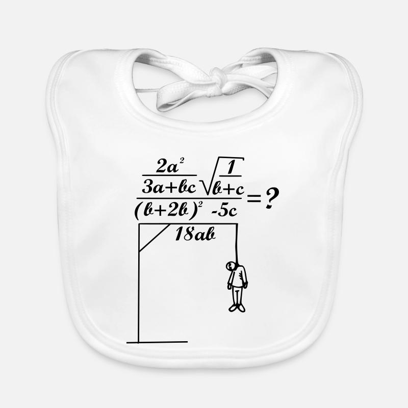 math formula Organic Baby Bibs