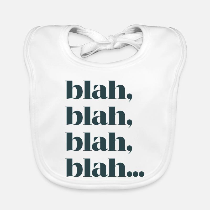 Blah blah blah Organic Baby Bibs