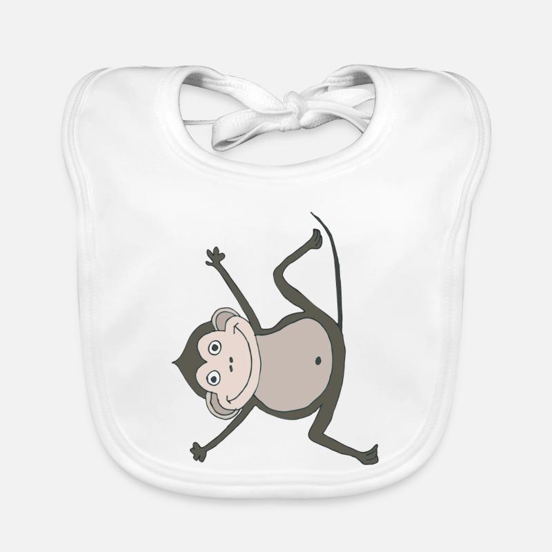 monkey funny Organic Baby Bibs