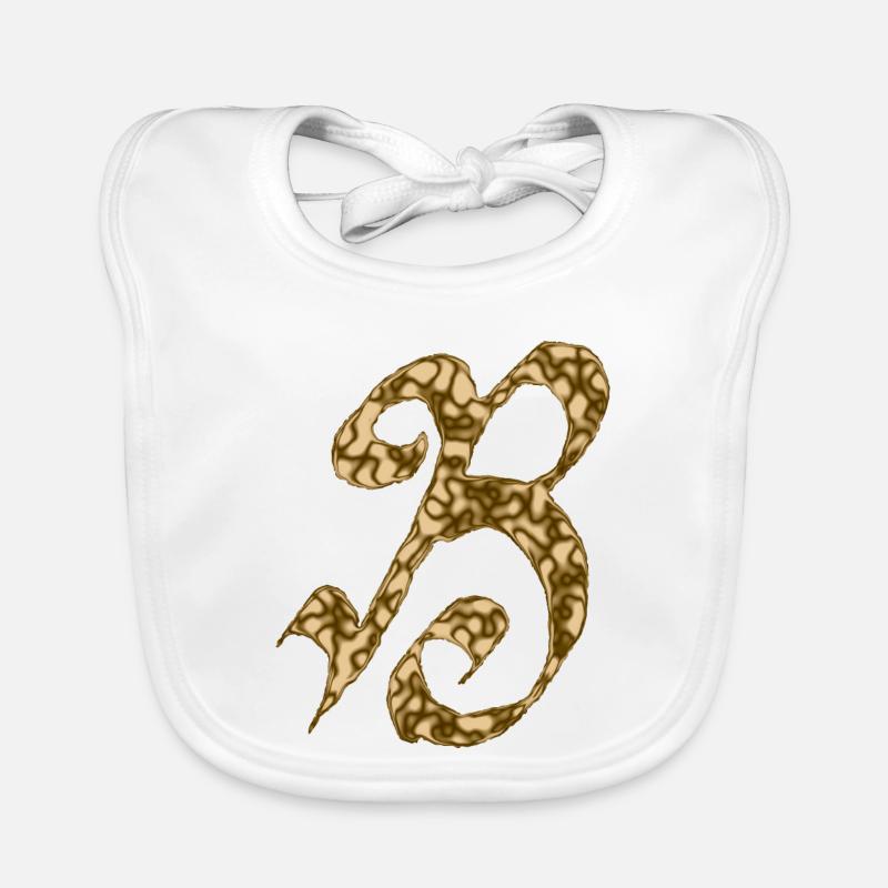 B / Initial Organic Baby Bibs