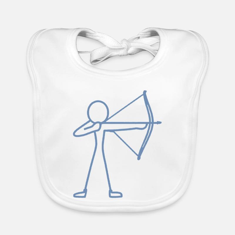 Archer à l’arc à l’arc à l’arc Bavoir bio Bébé
