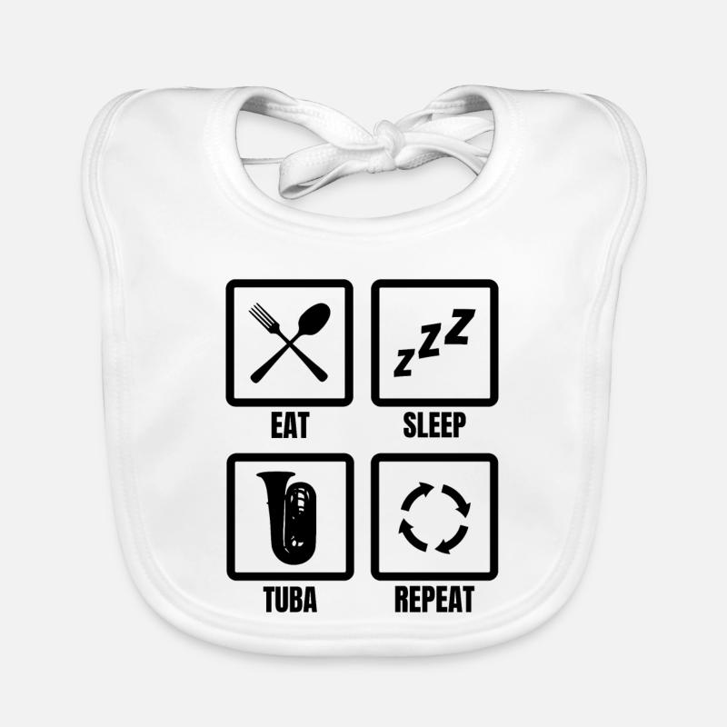 Tuba Zeitplan Baby Bio-Lätzchen