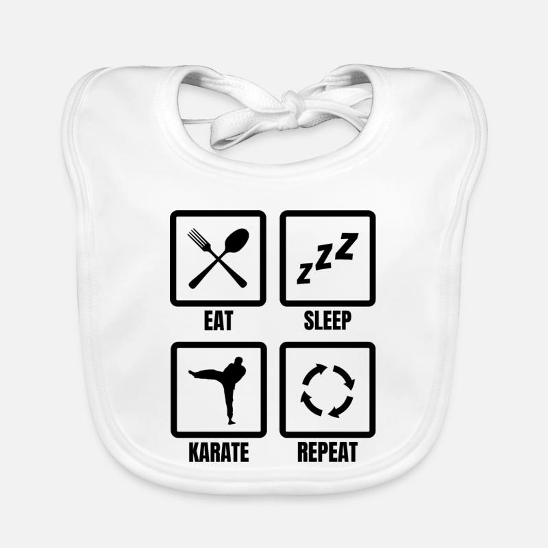 Karate Routine Organic Baby Bibs
