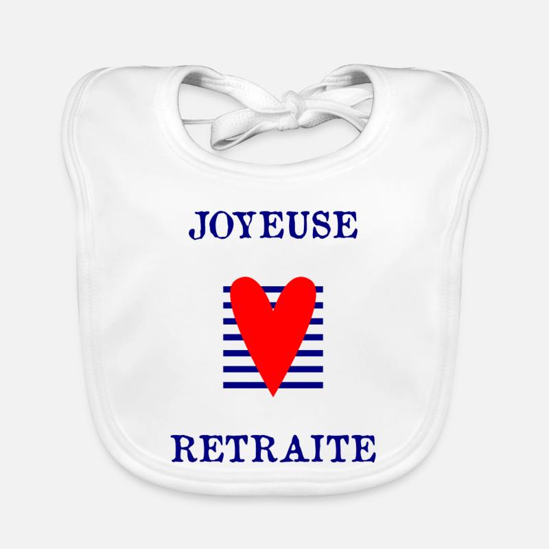 JOYEUSE RETRAITE Bavoir bio Bébé
