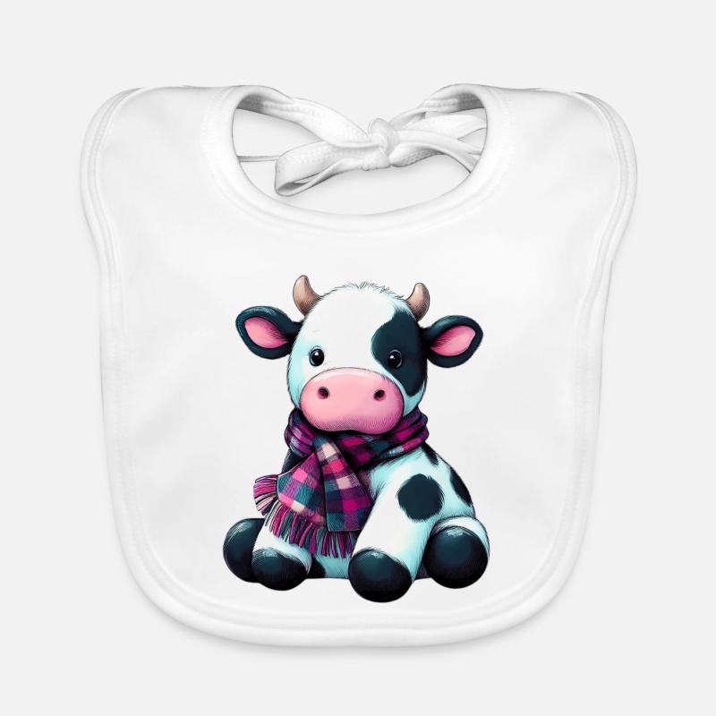 Vache Bavoir bio Bébé