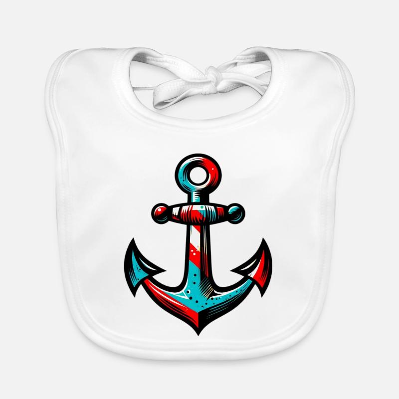 An Anchor Organic Baby Bibs