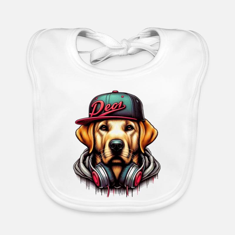 Dog Organic Baby Bibs