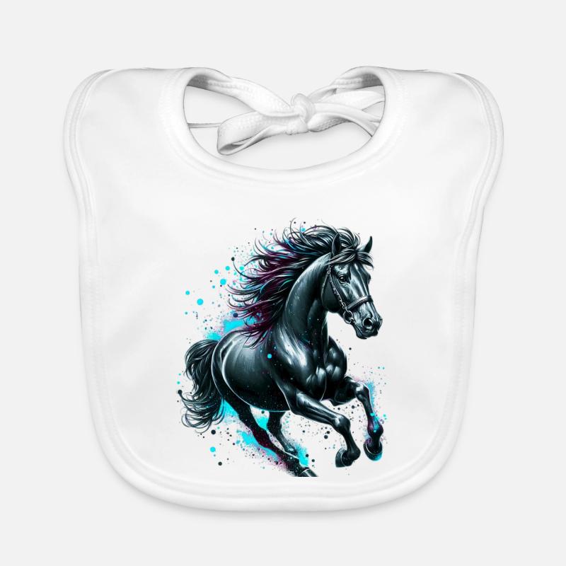 Cheval Bavoir bio Bébé