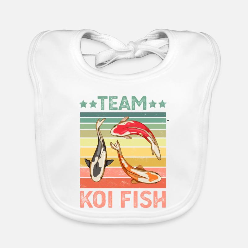 Koi Fish Organic Baby Bibs