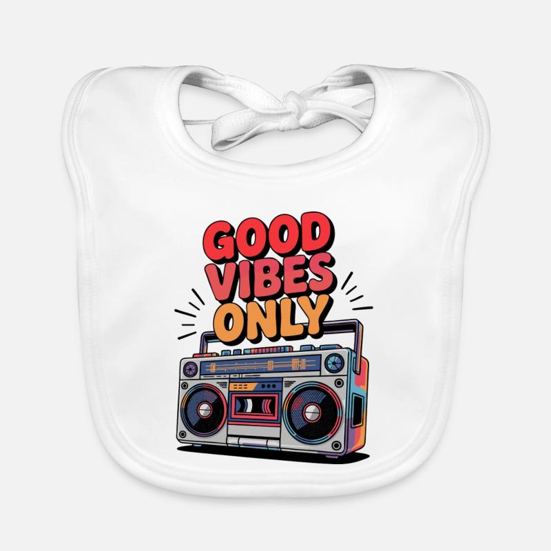 Juste de bonnes vibrations Bavoir bio Bébé