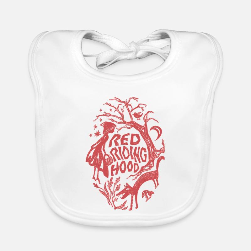 Rotkäppchen Red riding hood Organic Baby Bibs