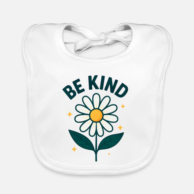 Inspirierende Blume mit Botschaft Baby Bio-Lätzchen