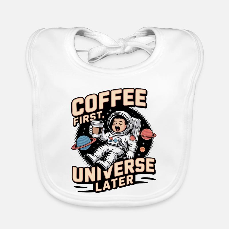 Astronaut in space Organic Baby Bibs