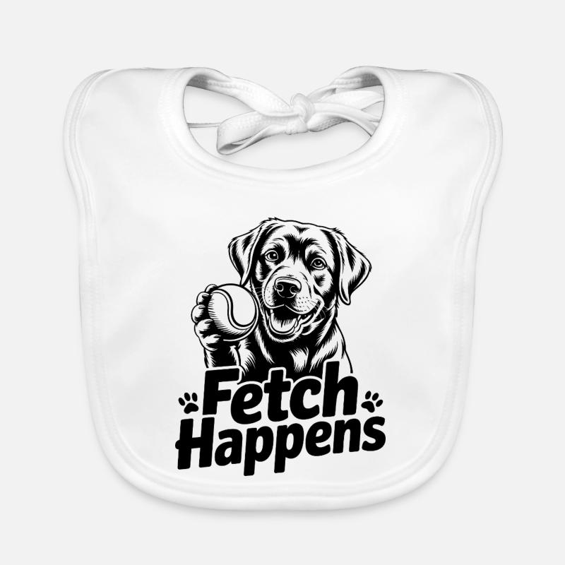 Fetch Happens Organic Baby Bibs