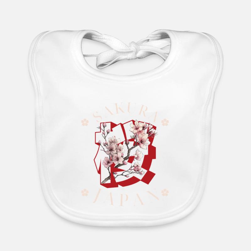 Sakura Japan Organic Baby Bibs