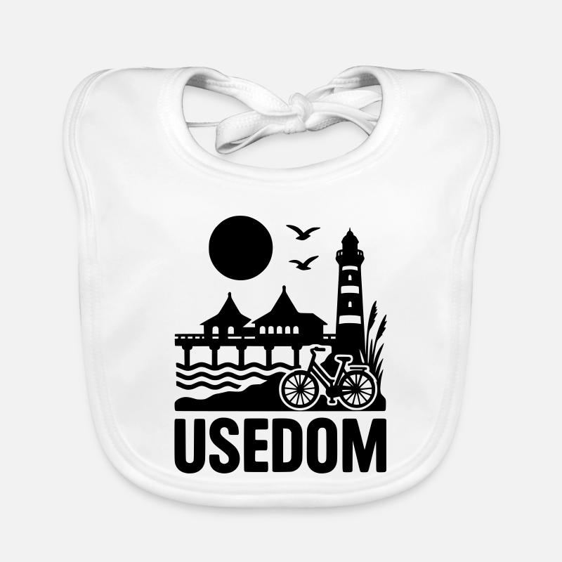 Usedom Insel Baby Bio-Lätzchen