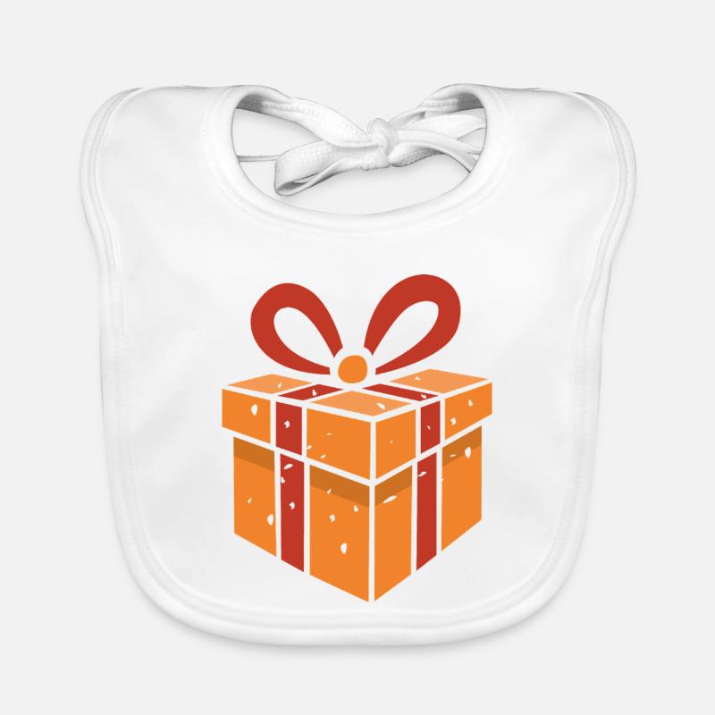 Coffret cadeau dessin animé de style rétro Bavoir bio Bébé