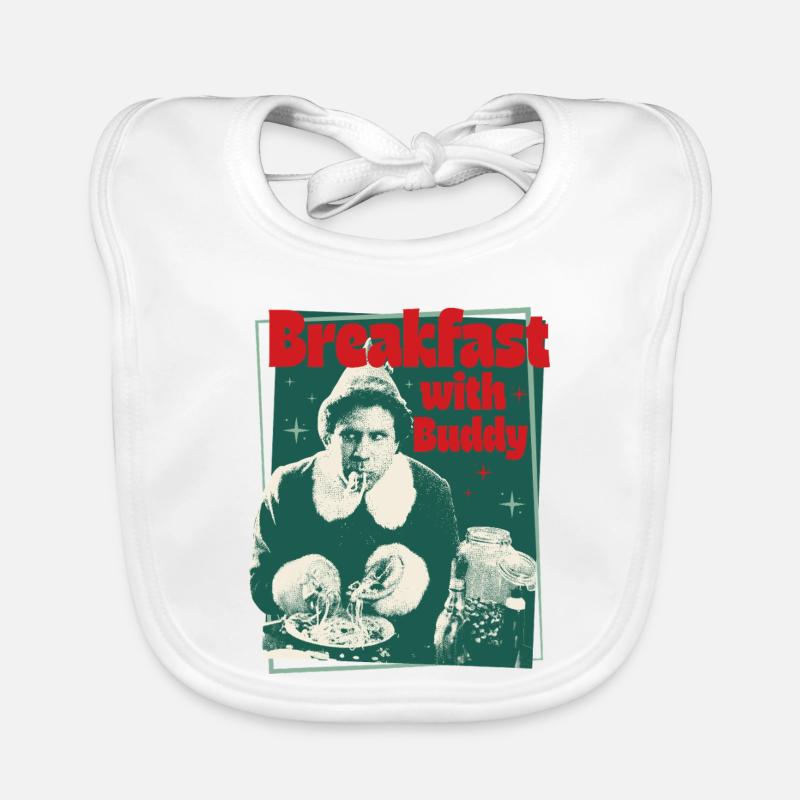 Buddy The Elf – Breakfast With Buddy Organic Baby Bibs