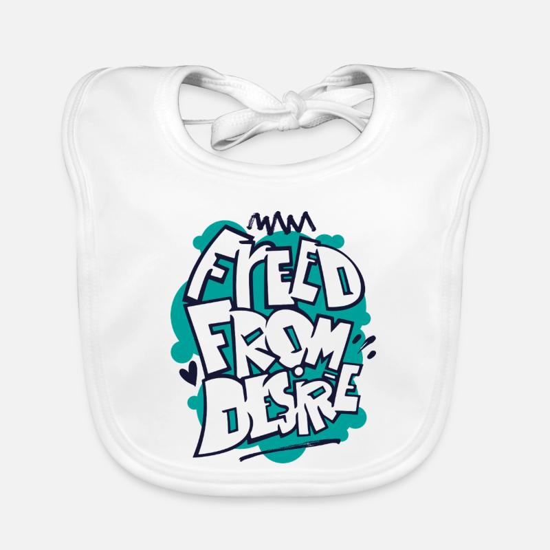 Feed From Desire Graffiti Tee Baby Bio-Lätzchen