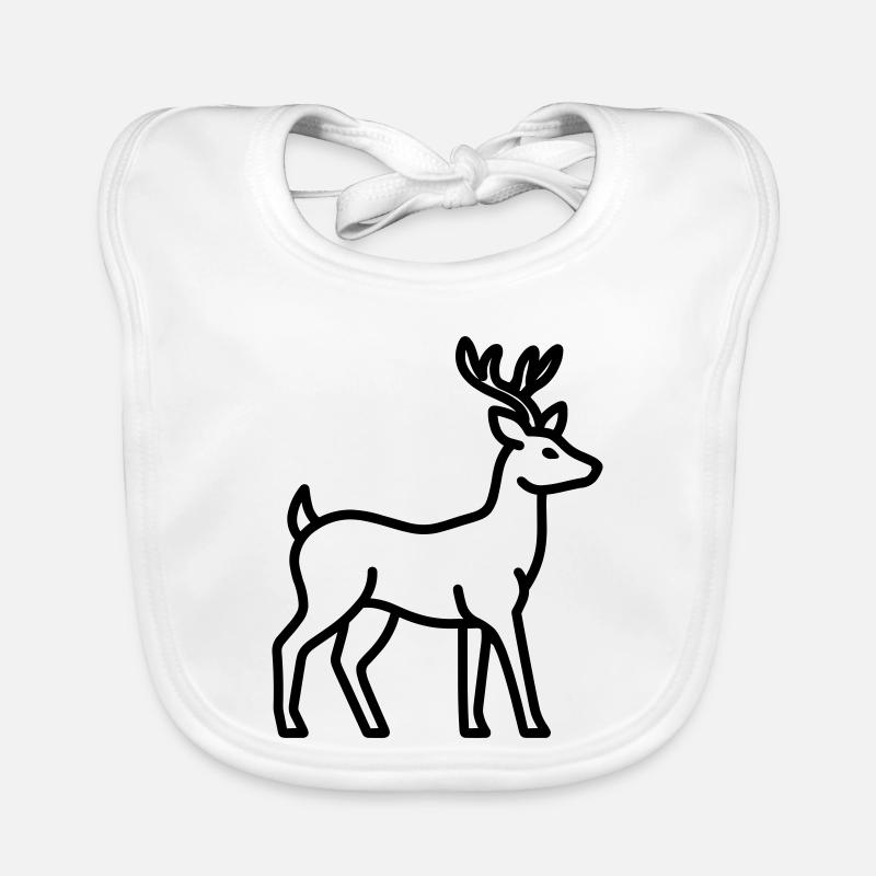 cerf Bavoir bio Bébé