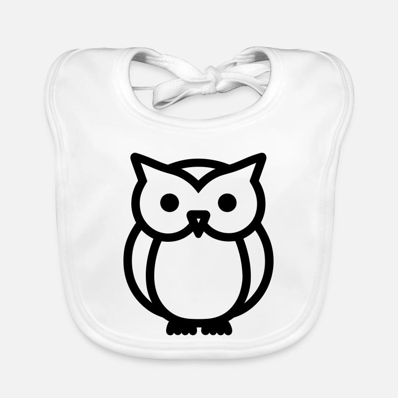 Eule Baby Bio-Lätzchen