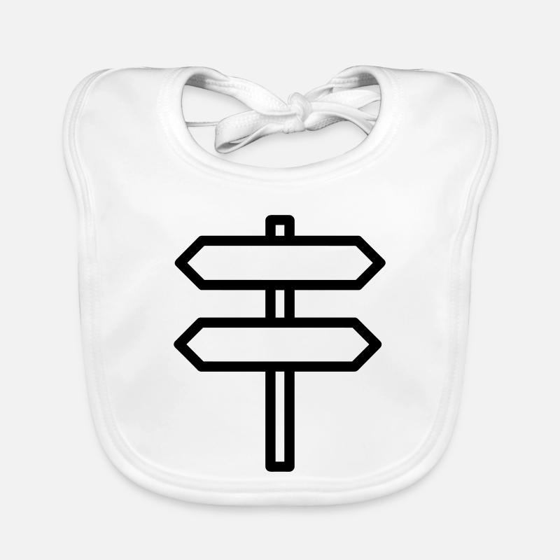 panneau directionnel Bavoir bio Bébé