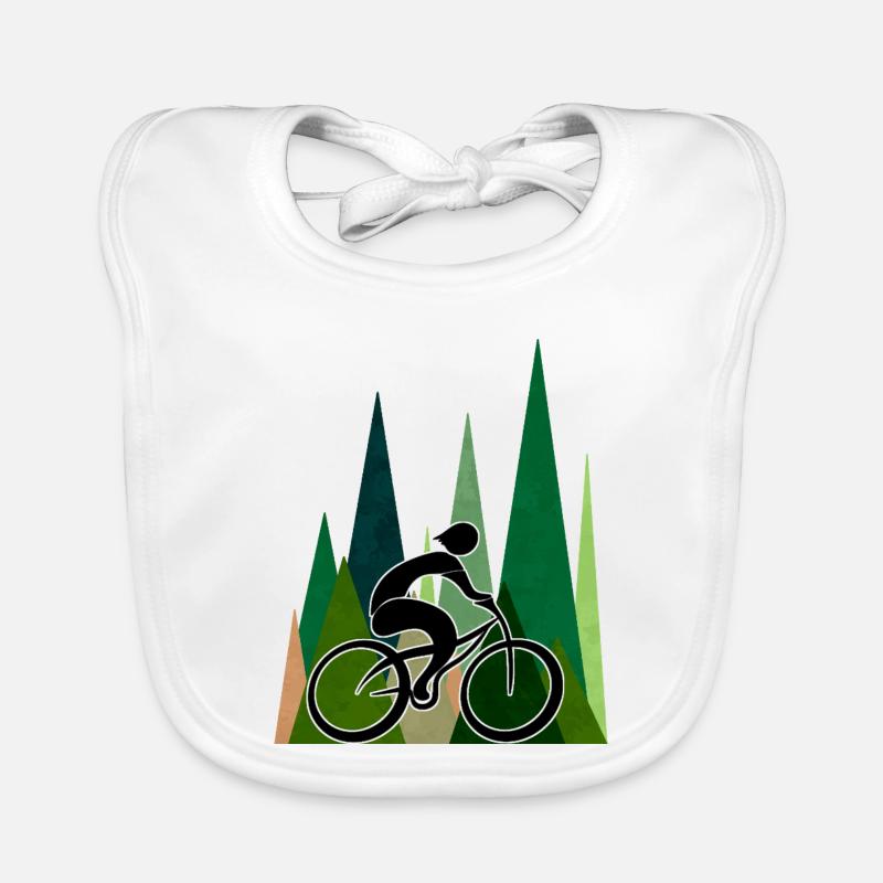 Cycliste Bavoir bio Bébé