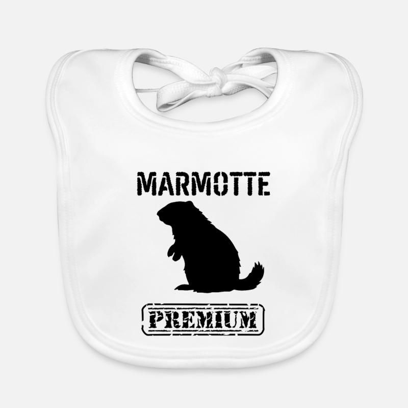 Marmotte premium  Bavoir bio Bébé