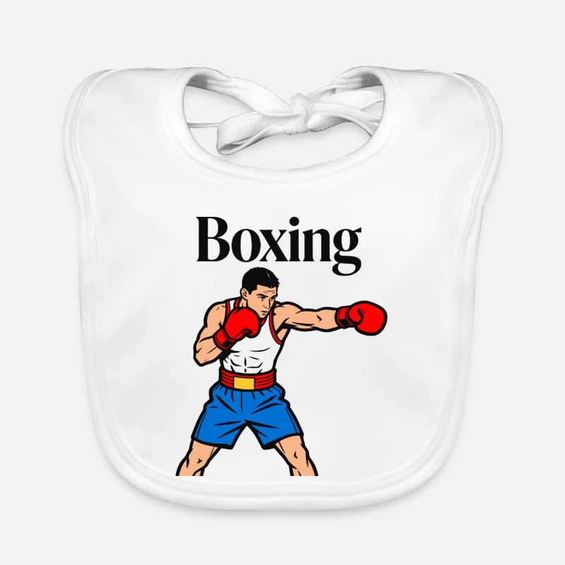 KO en boxe Bavoir bio Bébé