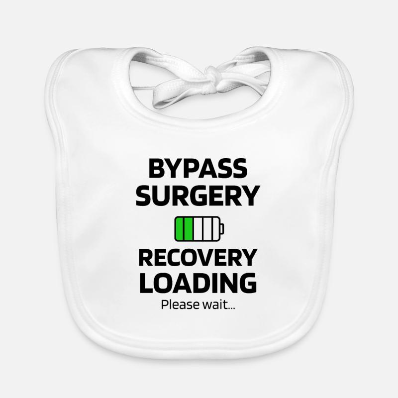 Bypass surgery convalescence heart surgery Organic Baby Bibs