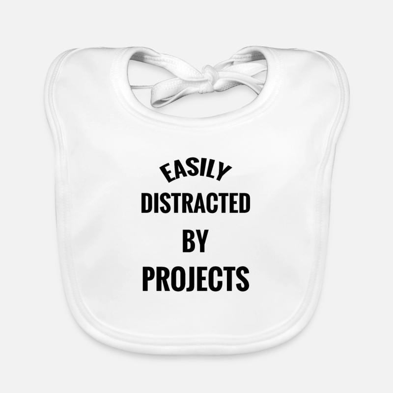Funny project management gift project manager Organic Baby Bibs