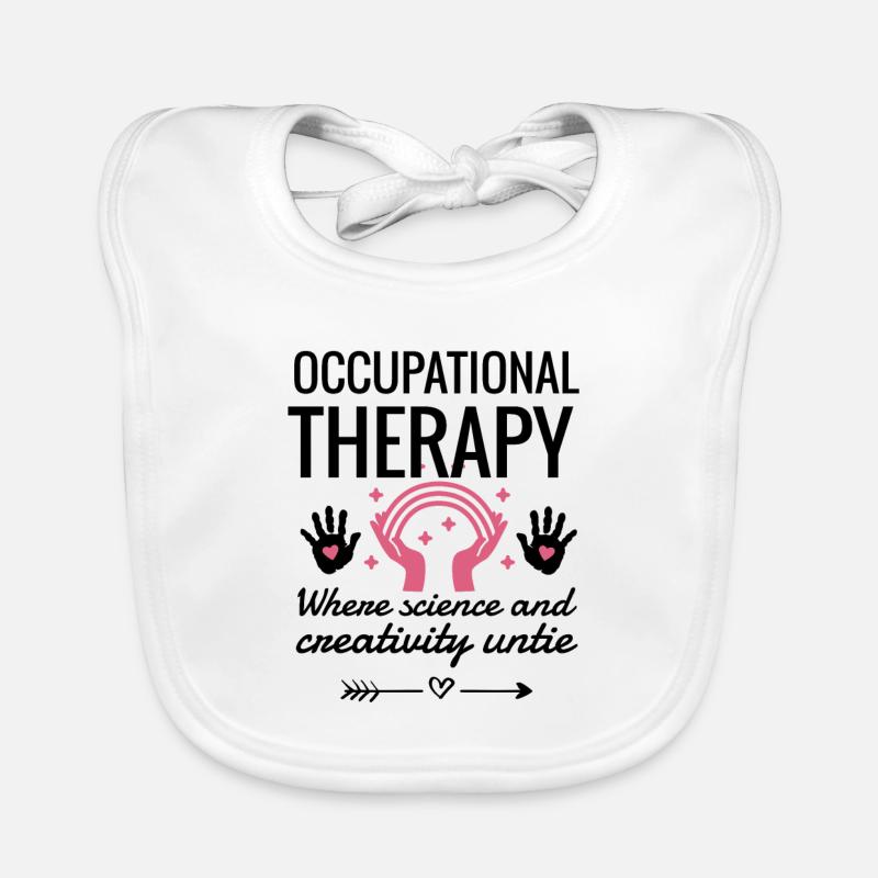 Occupational therapist gift | Occupational therapy therapist Organic Baby Bibs