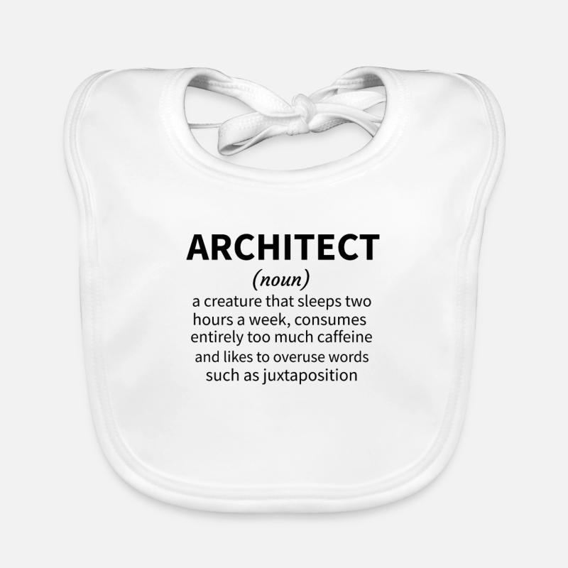 Architecture cadeau architecte architecte étudiant en architecture Bavoir bio Bébé